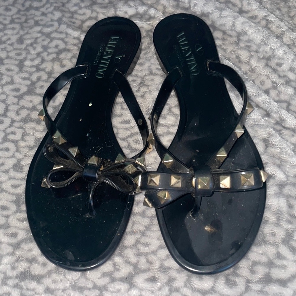 Valentino rockstud flip flop